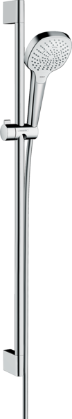Obrázek HANSGROHE Croma Select E sprchová sada Multi EcoSmart 9 l/min se sprchovou tyčí 90 cm #26591400 - bílá/chrom