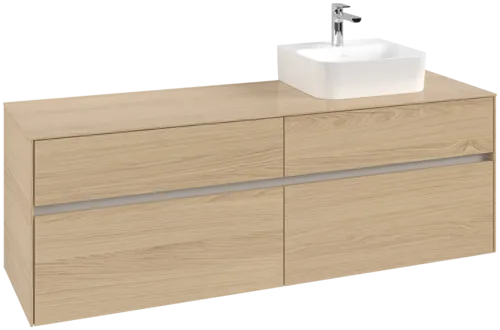 VILLEROY BOCH Toaletní skříňka Collaro, 4 výsuvy, 1600 x 548 x 500 mm, severský dub / severský dub #C10600VJ