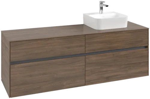 VILLEROY BOCH Toaletní skříňka Collaro, 4 výsuvy, 1600 x 548 x 500 mm, Arizona Oak / Arizona Oak #C10600VH