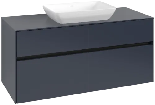 VILLEROY BOCH Collaro toaletní skříňka, 4 zásuvky, 1200 x 548 x 500 mm, Marine Blue / Marine Blue #C11200VQ