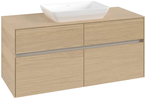 VILLEROY BOCH Toaletní skříňka Collaro, 4 výsuvy, 1200 x 548 x 500 mm, severský dub / severský dub #C11200VJ