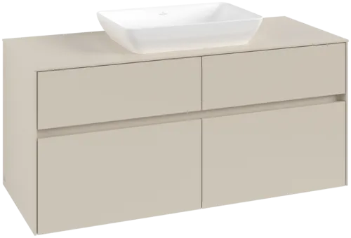 VILLEROY BOCH Toaletní skříňka Collaro, 4 výsuvy, 1200 x 548 x 500 mm, Cashmere Grey / Cashmere Grey #C11200VN