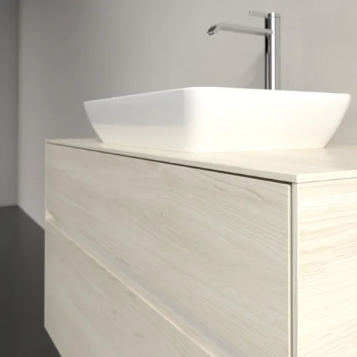 VILLEROY BOCH Toaletní skříňka Collaro, 2 výsuvy, 1000 x 548 x 500 mm, bílý dub / bílý dub #C10900AA, obrázek 5