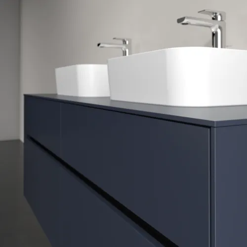 VILLEROY BOCH Toaletní skříňka Collaro, s osvětlením, 4 výsuvy, 1400 x 548 x 500 mm, Marine Blue / Marine Blue #C103B0VQ, obrázek 6