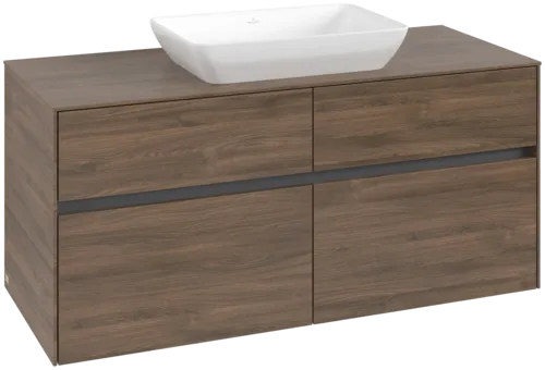 VILLEROY BOCH Toaletní skříňka Collaro, 4 výsuvy, 1200 x 548 x 500 mm, Arizona Oak / Arizona Oak #C11200VH