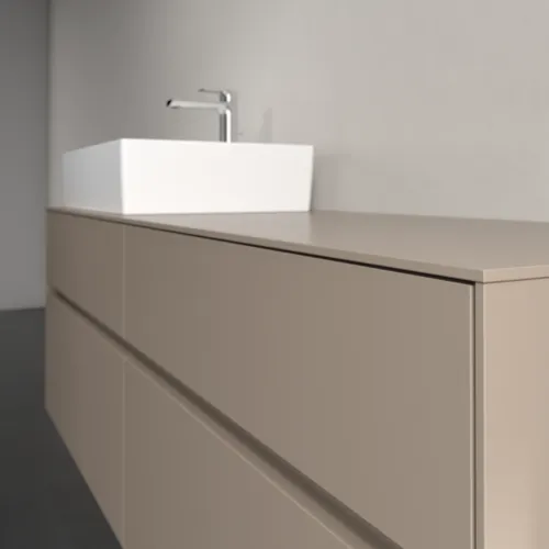 VILLEROY BOCH Toaletní skříňka Collaro, 4 výsuvy, 1600 x 548 x 500 mm, taupe / taupe #C13500VM, obrázek 5