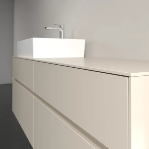 VILLEROY BOCH Toaletní skříňka Collaro, 4 výsuvy, 1600 x 548 x 500 mm, Cashmere Grey / Cashmere Grey #C13500VN, obrázek 5