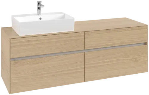 VILLEROY BOCH Toaletní skříňka Collaro, 4 výsuvy, 1600 x 548 x 500 mm, severský dub / severský dub #C13500VJ