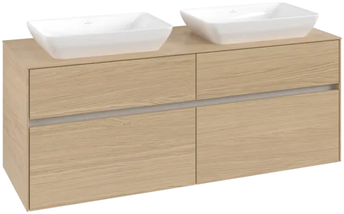 VILLEROY BOCH Toaletní skříňka Collaro, 4 výsuvy, 1400 x 548 x 500 mm, severský dub / severský dub #C11900VJ