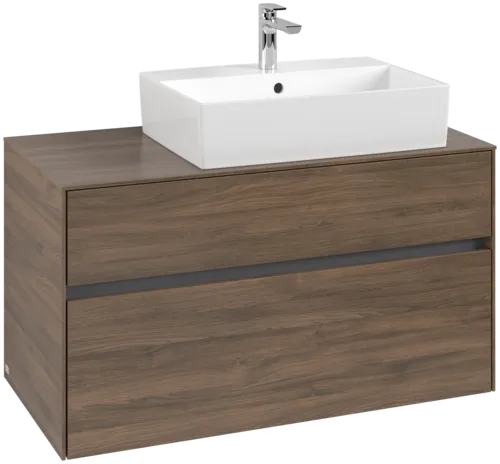 VILLEROY BOCH Toaletní skříňka Collaro, 2 výsuvy, 1000 x 548 x 500 mm, Arizona Oak / Arizona Oak #C12700VH