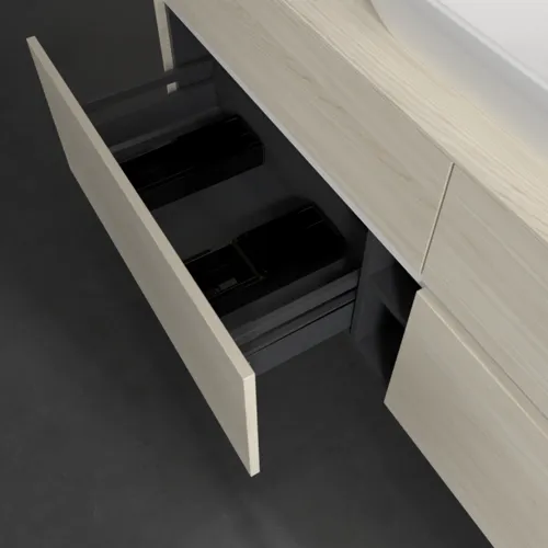 VILLEROY BOCH Toaletní skříňka Collaro, s osvětlením, 4 výsuvy, 1600 x 548 x 500 mm, bílý dub / bílý dub #C120B0AA, obrázek 7