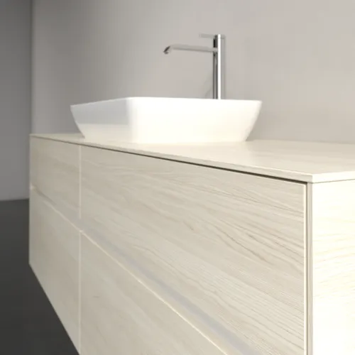 VILLEROY BOCH Toaletní skříňka Collaro, s osvětlením, 4 výsuvy, 1600 x 548 x 500 mm, bílý dub / bílý dub #C120B0AA, obrázek 6