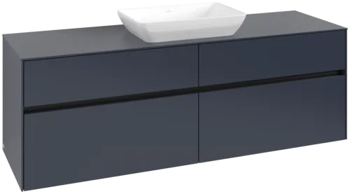 VILLEROY BOCH Toaletní skříňka Collaro, 4 výsuvy, 1600 x 548 x 500 mm, Marine Blue / Marine Blue #C12000VQ