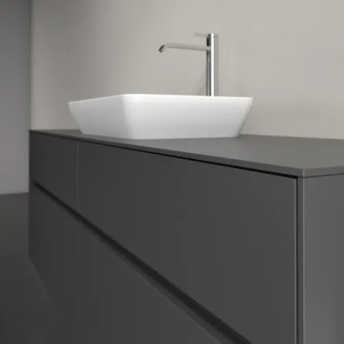 VILLEROY BOCH Toaletní skříňka Collaro, 4 výsuvy, 1600 x 548 x 500 mm, grafitová / grafitová #C12000VR, obrázek 5