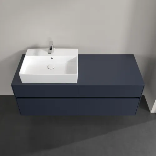 VILLEROY BOCH Toaletní skříňka Collaro, s osvětlením, 4 výsuvy, 1400 x 548 x 500 mm, Marine Blue / Marine Blue #C132B0VQ, obrázek 4