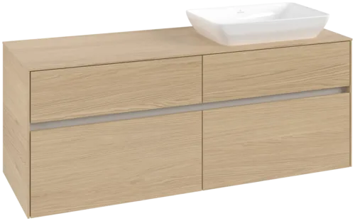 VILLEROY BOCH Toaletní skříňka Collaro, 4 výsuvy, 1400 x 548 x 500 mm, severský dub / severský dub #C11800VJ