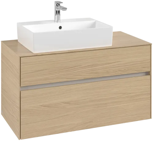 VILLEROY BOCH Toaletní skříňka Collaro, 2 výsuvy, 1000 x 548 x 500 mm, severský dub / severský dub #C12600VJ