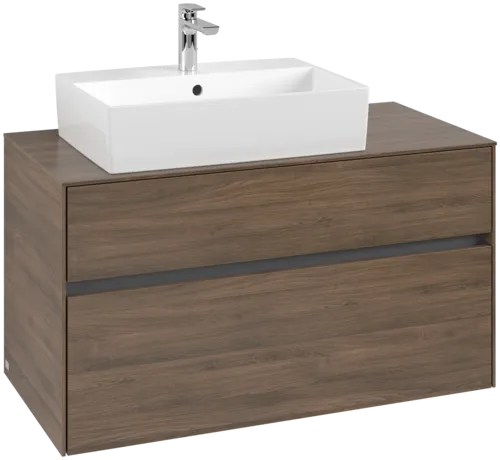 VILLEROY BOCH Toaletní skříňka Collaro, 2 výsuvy, 1000 x 548 x 500 mm, Arizona Oak / Arizona Oak #C12600VH