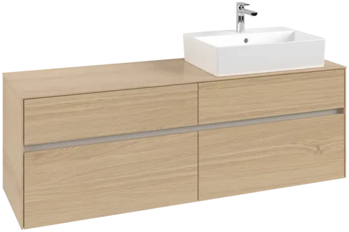 VILLEROY BOCH Toaletní skříňka Collaro, 4 výsuvy, 1600 x 548 x 500 mm, severský dub / severský dub #C13600VJ
