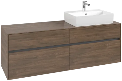 VILLEROY BOCH Toaletní skříňka Collaro, 4 výsuvy, 1600 x 548 x 500 mm, Arizona Oak / Arizona Oak #C13600VH