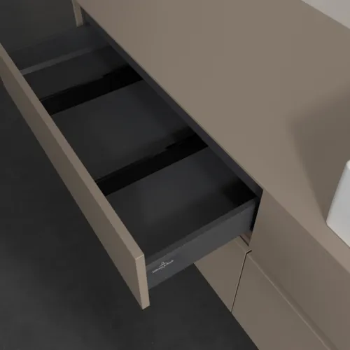 VILLEROY BOCH Toaletní skříňka Collaro, 4 výsuvy, 1600 x 548 x 500 mm, taupe / taupe #C13600VM, obrázek 7