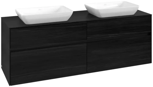 VILLEROY BOCH Toaletní skříňka Collaro, 4 výsuvy, 1600 x 548 x 500 mm, černý dub / černý dub #C12300AB
