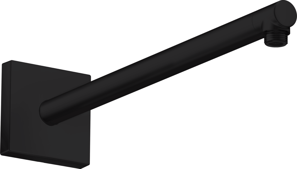 HANSGROHE AXOR ShowerSolutions Sprchové rameno 390 mm, hranaté #26436670 - matná černá