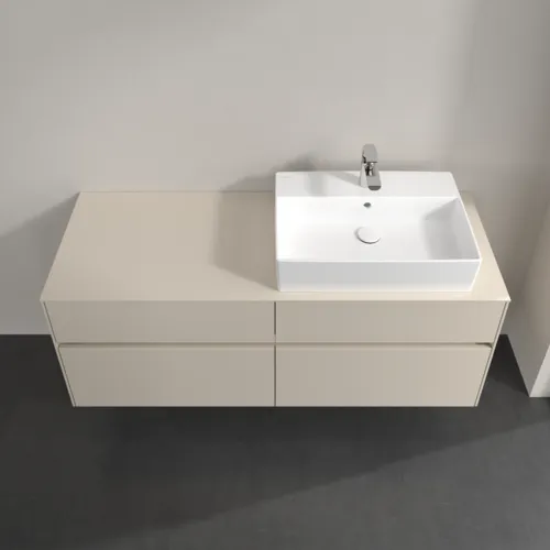VILLEROY BOCH Toaletní skříňka Collaro, s osvětlením, 4 výsuvy, 1400 x 548 x 500 mm, Cashmere Grey / Cashmere Grey #C133B0VN, obrázek 4