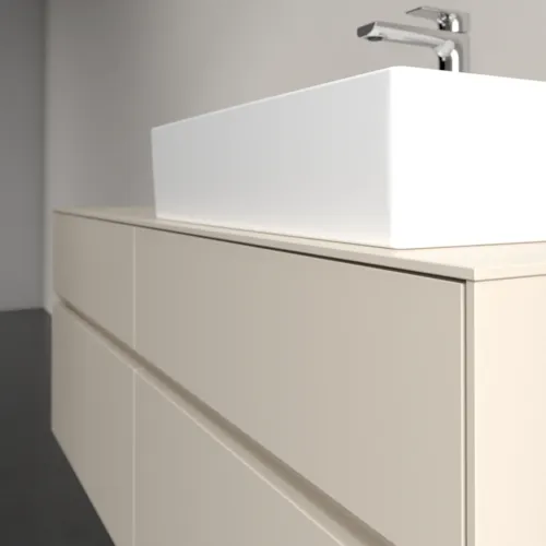 VILLEROY BOCH Toaletní skříňka Collaro, s osvětlením, 4 výsuvy, 1400 x 548 x 500 mm, Cashmere Grey / Cashmere Grey #C133B0VN, obrázek 6