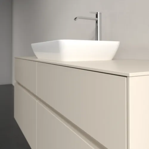 VILLEROY BOCH Toaletní skříňka Collaro, s osvětlením, 4 výsuvy, 1400 x 548 x 500 mm, Cashmere Grey / Cashmere Grey #C116B0VN, obrázek 6