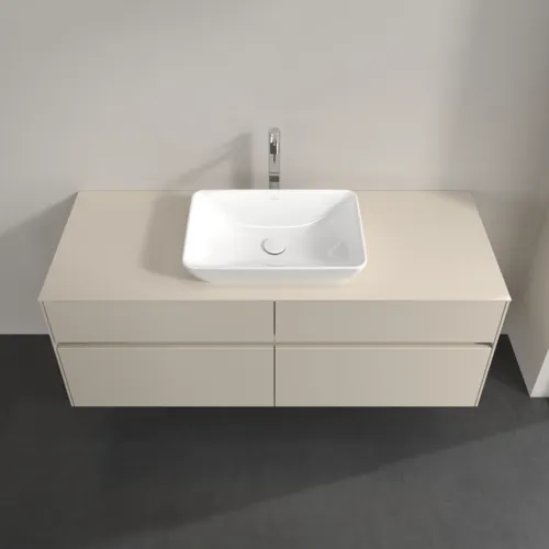 VILLEROY BOCH Toaletní skříňka Collaro, s osvětlením, 4 výsuvy, 1400 x 548 x 500 mm, Cashmere Grey / Cashmere Grey #C116B0VN, obrázek 4