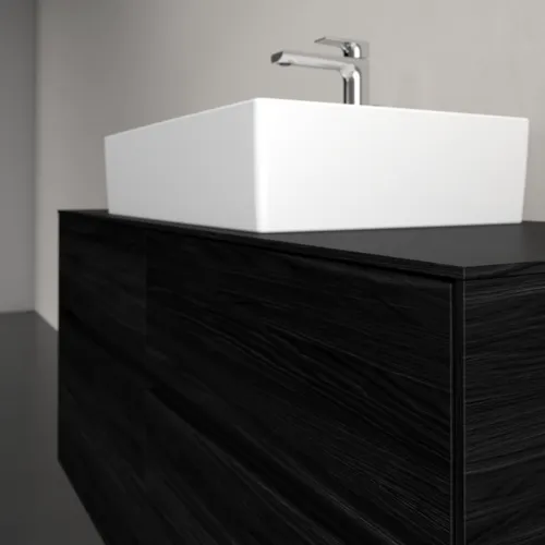 VILLEROY BOCH Toaletní skříňka Collaro, 4 výsuvy, 1200 x 548 x 500 mm, černý dub / černý dub #C12800AB, obrázek 5