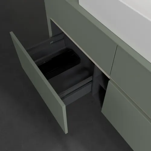 VILLEROY BOCH Toaletní skříňka Collaro, 4 výsuvy, 1200 x 548 x 500 mm, Soft Green / Soft Green #C12800AF, obrázek 6