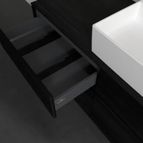 VILLEROY BOCH Toaletní skříňka Collaro, 4 výsuvy, 1200 x 548 x 500 mm, černý dub / černý dub #C13000AB, obrázek 7