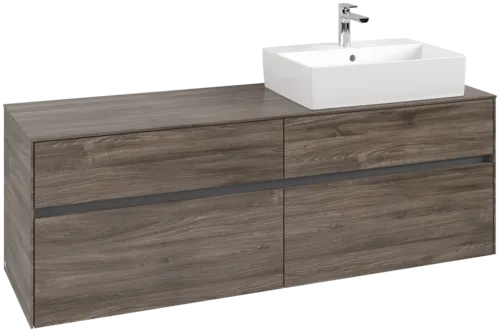 VILLEROY BOCH Toaletní skříňka Collaro, 4 výsuvy, 1600 x 548 x 500 mm, Kamenný dub / Kamenný dub #C13600RK