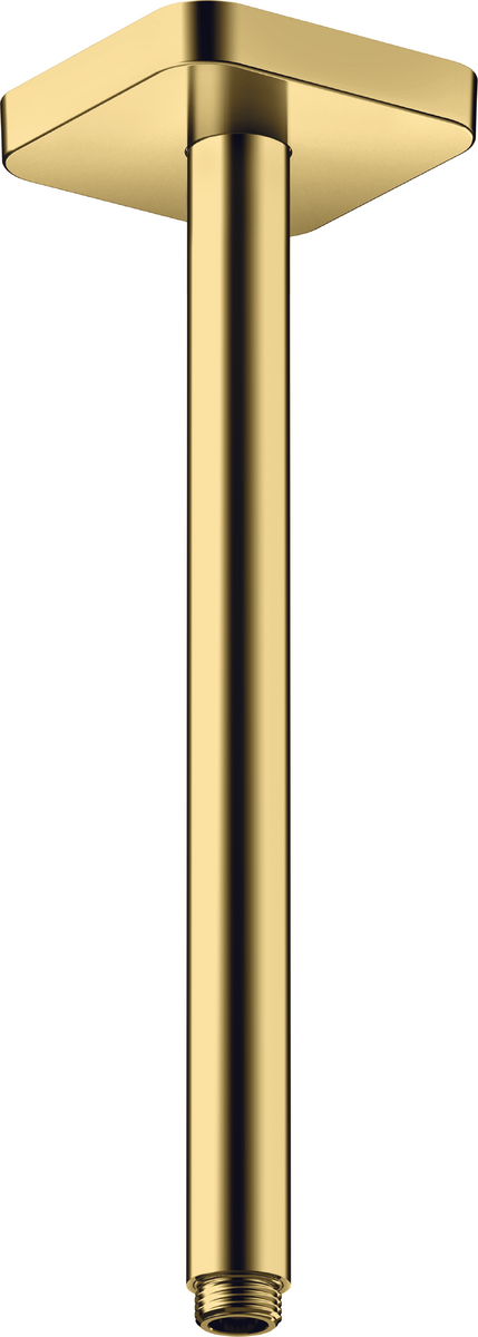 HANSGROHE Stropní připojení AXOR ShowerSolutions 300 mm softsquare #26966990 - Polished Gold Optic