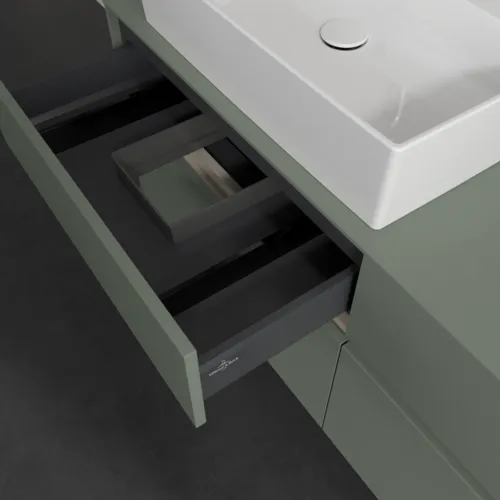 VILLEROY BOCH Toaletní skříňka Collaro, 4 výsuvy, 1400 x 548 x 500 mm, Soft Green / Soft Green #C13200AF, obrázek 7