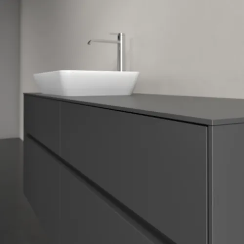 VILLEROY BOCH Toaletní skříňka Collaro, 4 výsuvy, 1400 x 548 x 500 mm, grafitová / grafitová #C11700VR, obrázek 5