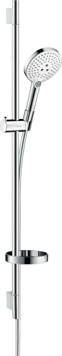 HANSGROHE Sprchový set Raindance Select S 120 3jet EcoSmart se sprchovou tyčí 90 cm a mýdlenkou #26633400 - bílá/chromová