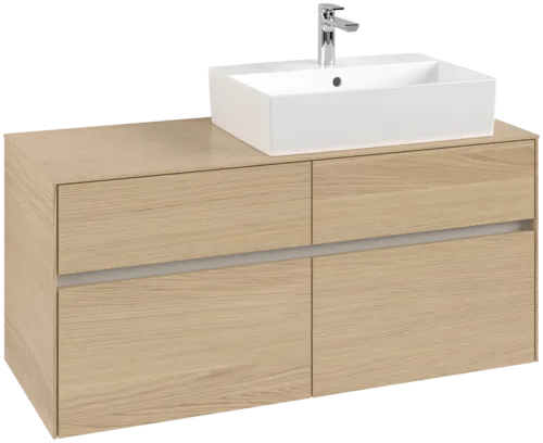 VILLEROY BOCH Toaletní skříňka Collaro, 4 výsuvy, 1200 x 548 x 500 mm, severský dub / severský dub #C13000VJ