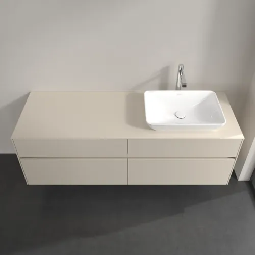 VILLEROY BOCH Toaletní skříňka Collaro, 4 výsuvy, 1600 x 548 x 500 mm, Cashmere Grey / Cashmere Grey #C12200VN, obrázek 4