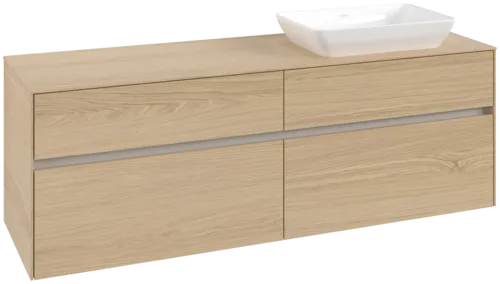 VILLEROY BOCH Toaletní skříňka Collaro, 4 výsuvy, 1600 x 548 x 500 mm, severský dub / severský dub #C12200VJ