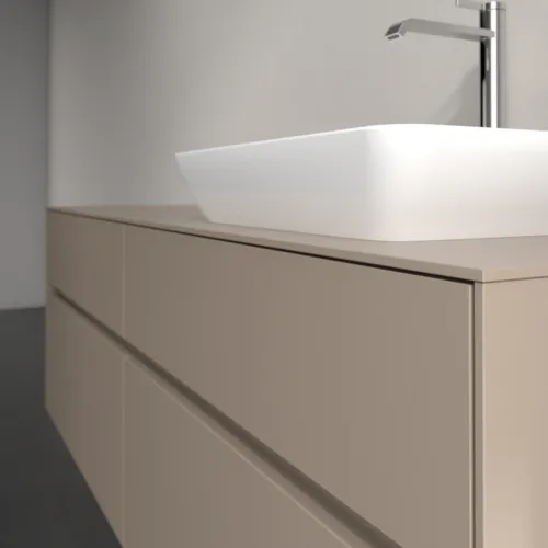 VILLEROY BOCH Toaletní skříňka Collaro, 4 výsuvy, 1600 x 548 x 500 mm, taupe / taupe #C12200VM, obrázek 5