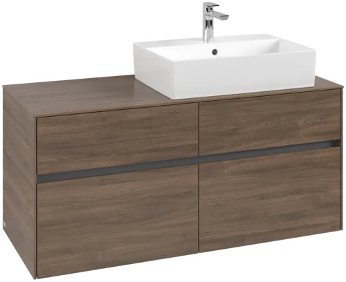 VILLEROY BOCH Toaletní skříňka Collaro, 4 výsuvy, 1200 x 548 x 500 mm, Arizona Oak / Arizona Oak #C13000VH