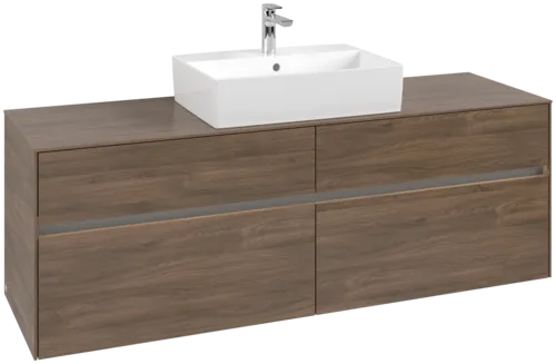 VILLEROY BOCH Toaletní skříňka Collaro, s osvětlením, 4 výsuvy, 1600 x 548 x 500 mm, Arizona Oak / Arizona Oak #C134B0VH