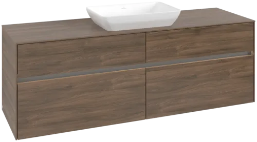 VILLEROY BOCH Toaletní skříňka Collaro, s osvětlením, 4 výsuvy, 1600 x 548 x 500 mm, Arizona Oak / Arizona Oak #C120B0VH