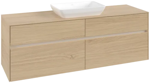 VILLEROY BOCH Toaletní skříňka Collaro, s osvětlením, 4 výsuvy, 1600 x 548 x 500 mm, severský dub / severský dub #C120B0VJ