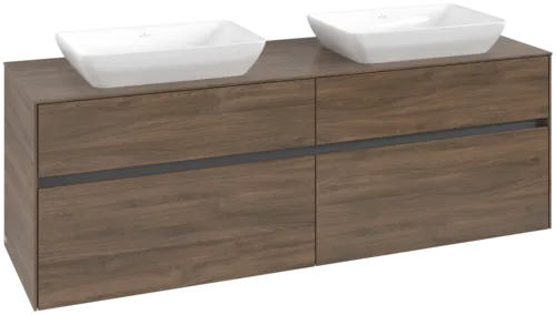 VILLEROY BOCH Toaletní skříňka Collaro, 4 výsuvy, 1600 x 548 x 500 mm, Arizona Oak / Arizona Oak #C12300VH