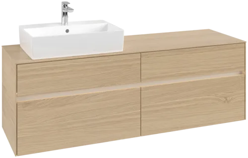 VILLEROY BOCH Toaletní skříňka Collaro, s osvětlením, 4 výsuvy, 1600 x 548 x 500 mm, severský dub / severský dub #C135B0VJ