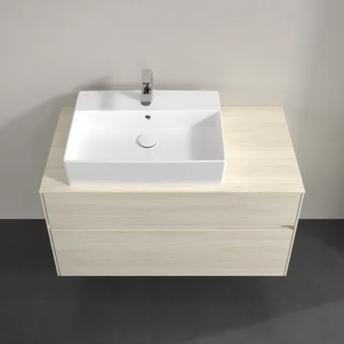 VILLEROY BOCH Toaletní skříňka Collaro, 2 výsuvy, 1000 x 548 x 500 mm, bílý dub / bílý dub #C12600AA, obrázek 4